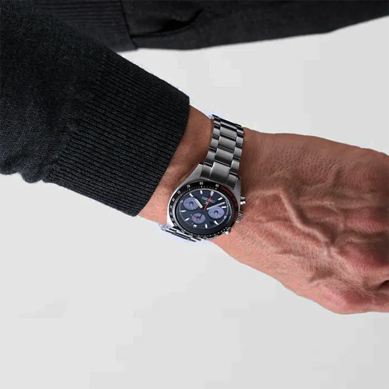 Seiko Prospex Speedtimer Solar Blue Dial Men’s Watch- SSC815P1